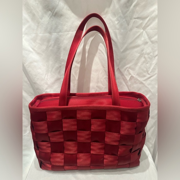 Harveys Handbags - Harvey’s Original RARE Red Seatbelt Bag 16”x11”